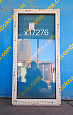 Пластиковое окно Б/У 1360(в)х680(ш)