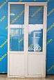 Балконный блок пластиковый Б/У 2370(в)х1200(ш)