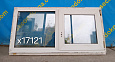 Пластиковое окно Б/У 600(в)х1280(ш)