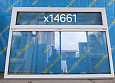 Пластиковое окно Б/У 1420(в) 540 ОБ х 2100(ш)